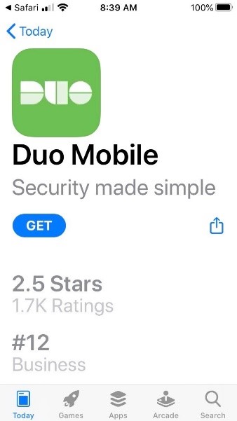 THE DUO MOBILE APP